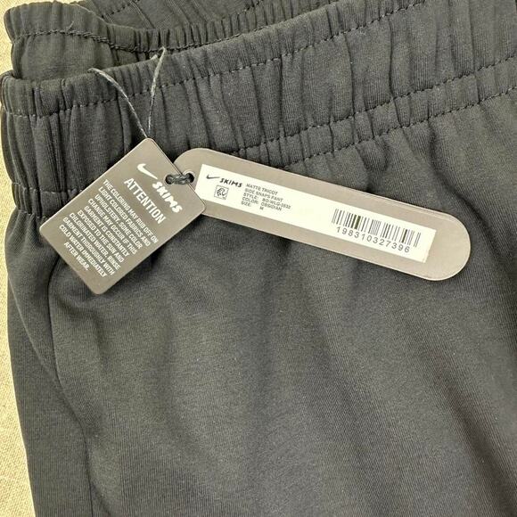🖤 Nike x Skims Matte Tricot Side Snaps Pant in Obsidian Women M - Picture 3 of 6